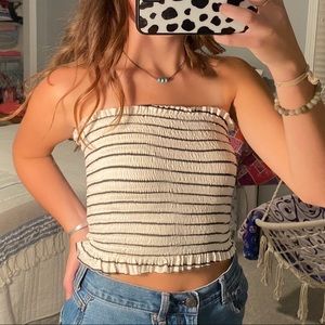 stripped tube top